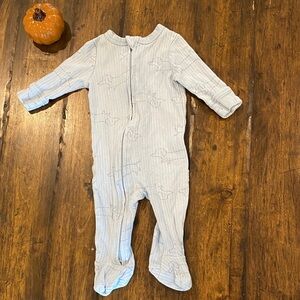 🩵 Adorable Light Blue Dog Footie Pajamas 🐕